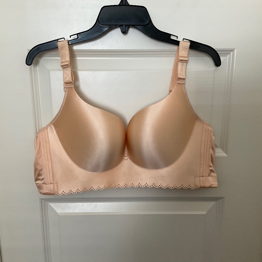 Agnes Orinda Longline Wireless Bra - Bright Nude - Size‎ 46E